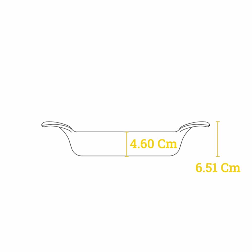 Heat-Treated 1.06 Lt Oval Cast Iron Server - HOSD - Medaid International