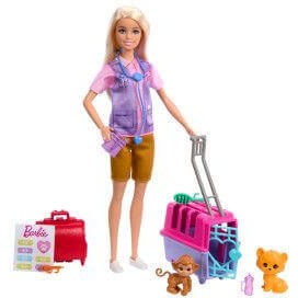 Barbie Animal Rescue & Recover Playset By Mattel - Medaid International