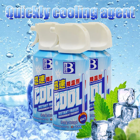 Instant Cooling Spray âĂĂŹ 180ml Cool Ice Dry Spray, Fast-Acting Car & Body Cooling Mist, Spray for Summer Heat Relief - Medaid International