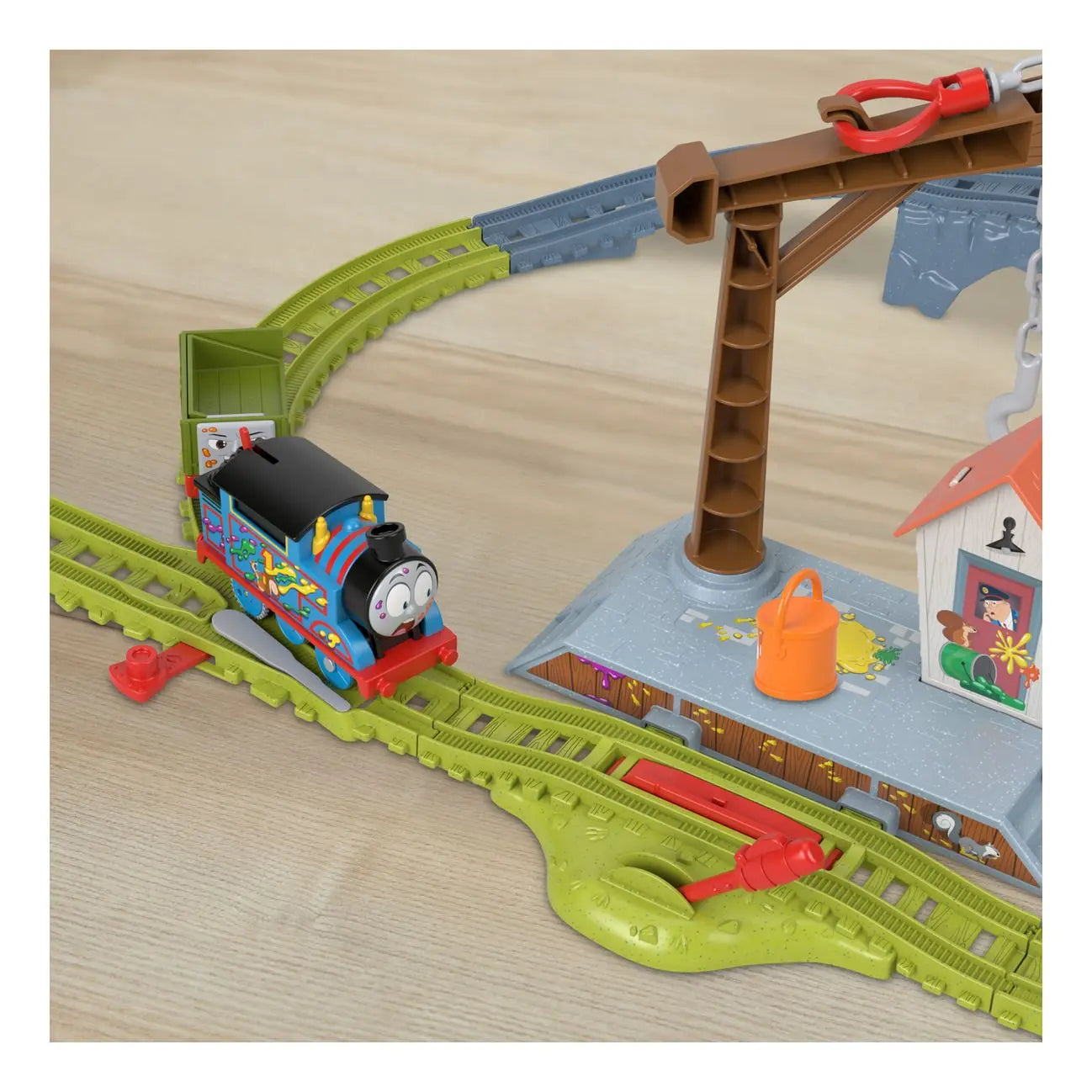 Thomas & Friends Topsy Turvy Paint Delivery Set By Mattel - Medaid International
