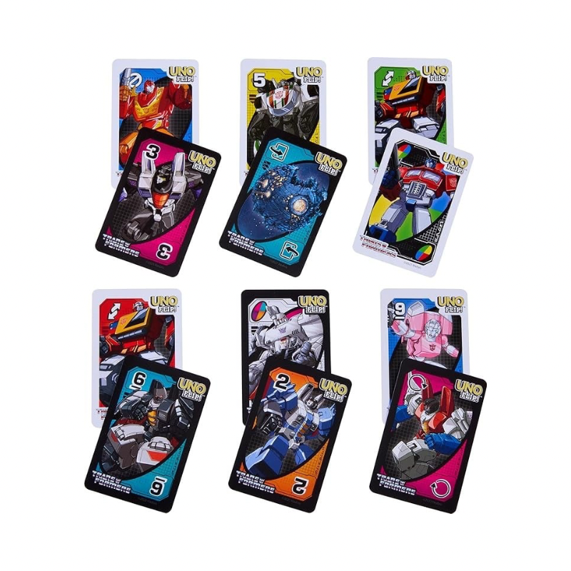 Uno Uno Flip Transformers Tabletop by Mattel - Medaid International