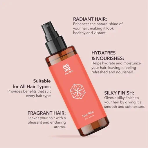 Hair Mist Pure Jasmine | Refreshing Hair Treat - Medaid