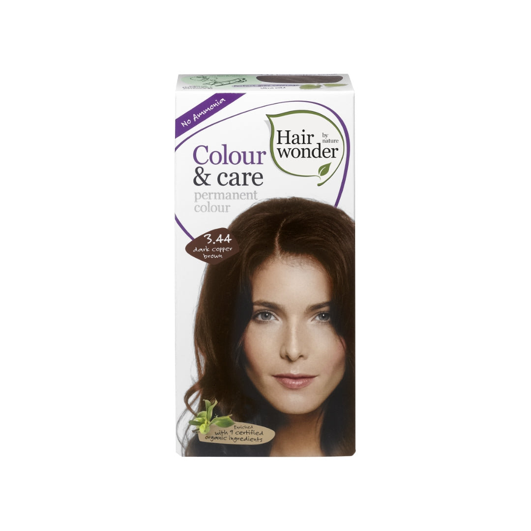 Colour & Care Hair Colorant 3.44 Dark Copper Brown - Medaid International