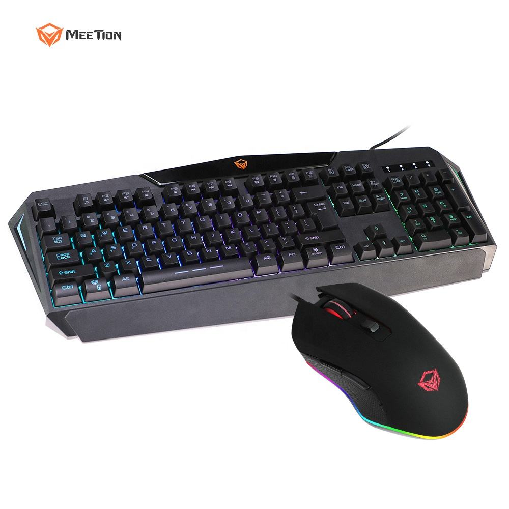 Backlit Gaming Keyboard and Mouse Combo Meetion C510 USB - Medaid International