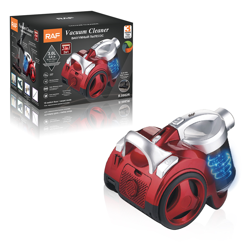 RAF Vacuum Cleaner 1600W 3L R8662R - Medaid International