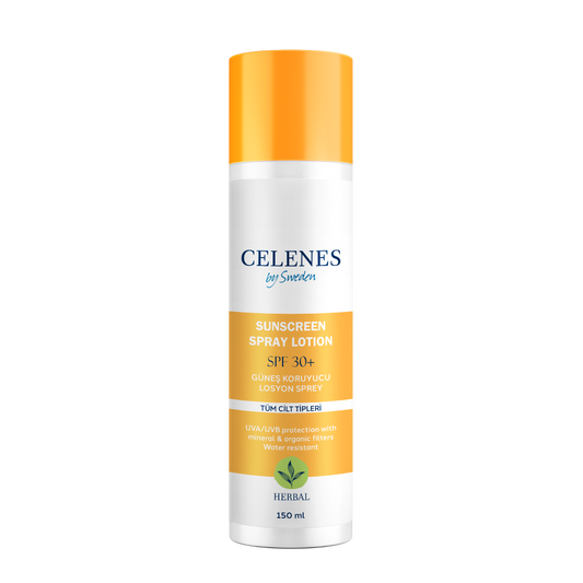 Celenes Herbal Full Protection & Natural Sunscreen Spray Lotion SPF 30+ - 150 ml - Medaid International