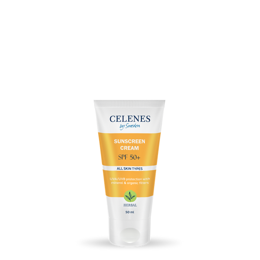 Celenes Herbal Full Protection & Natural Sunscreen Cream Anti-Aging Spf 50+- 50 ml - Medaid International