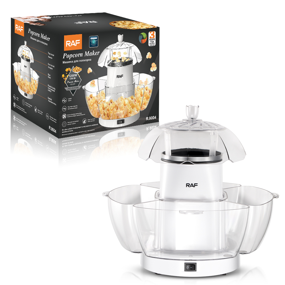 Large Capacity Electric Popcorn Machine with Bowl 1200W RAF R9004 - Medaid International