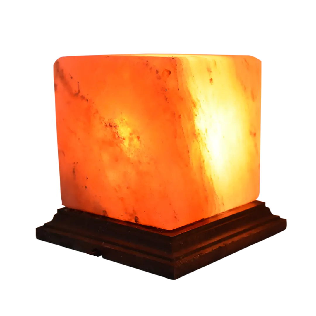 Himalayan Salt Lamp Cube Shape - Medaid International