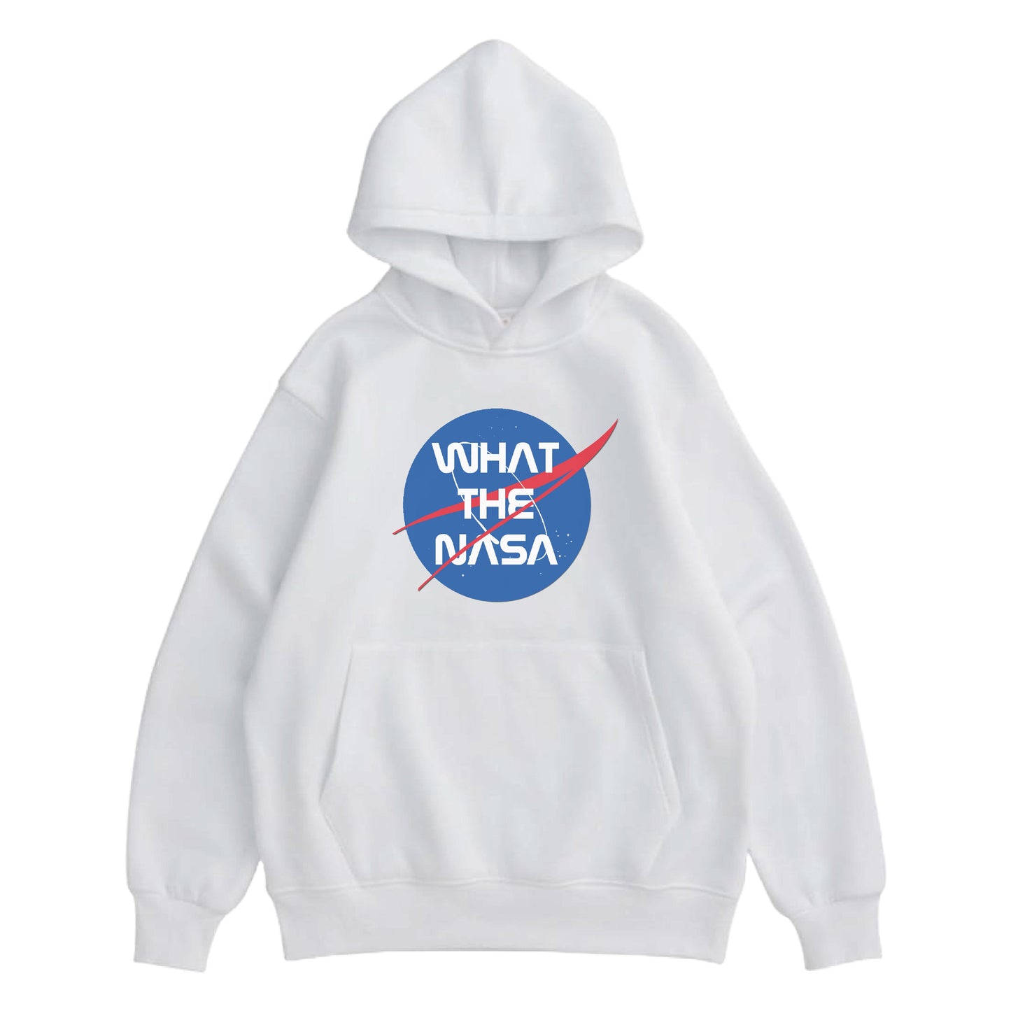 Hoodie "What the Nasa" White - Medaid International