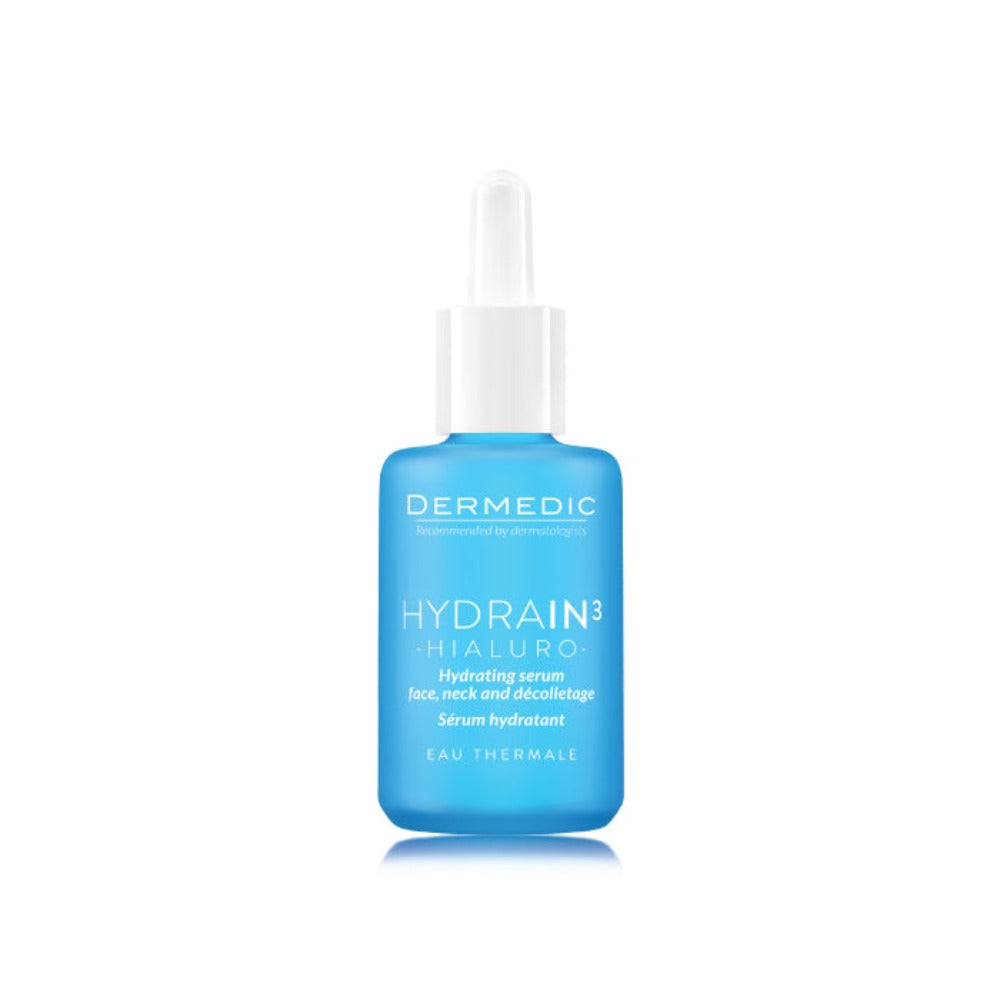 Dermedic Hydrain3 Hydrating Serum For Face & Neck & Décolletage - 30 ml - Medaid International