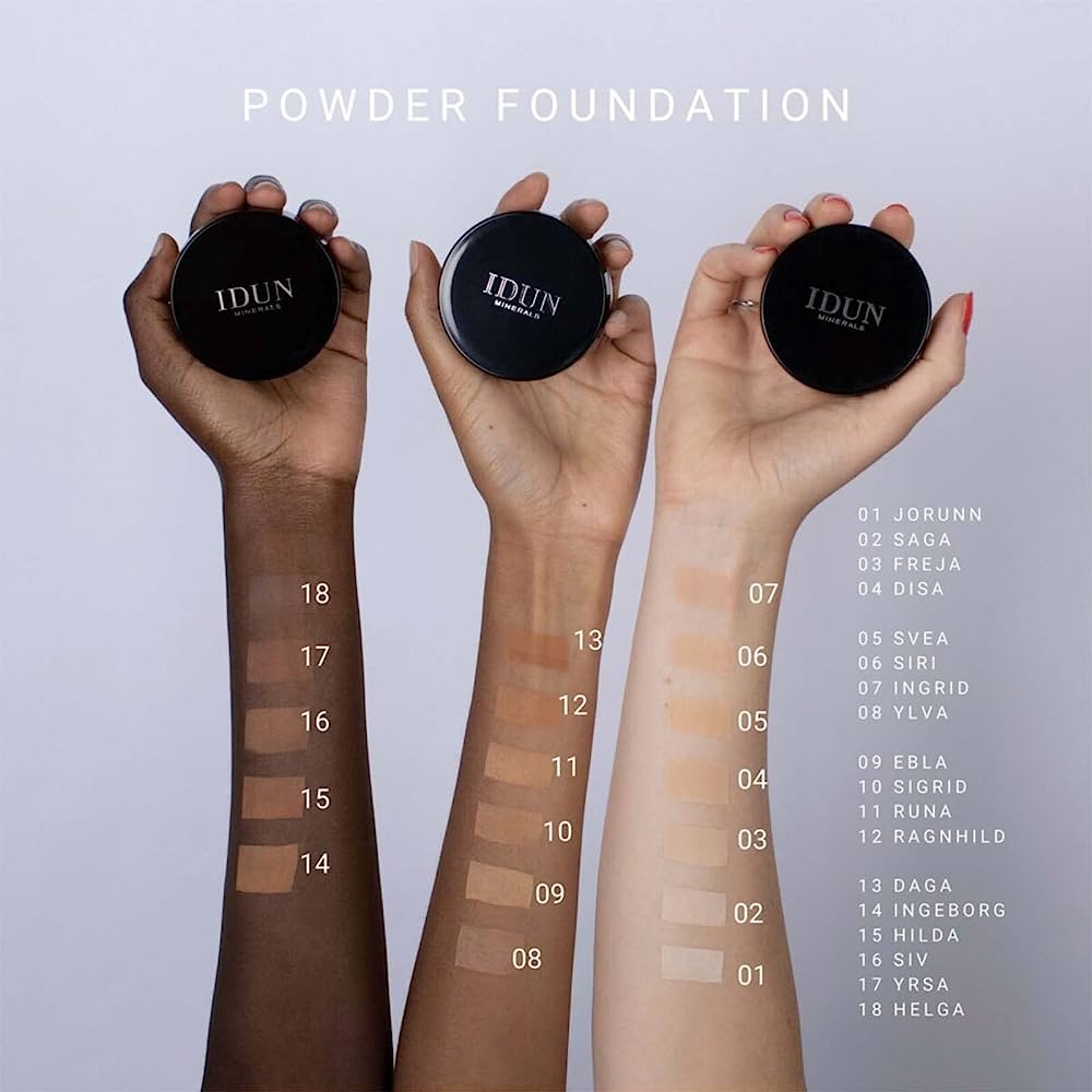 IDUN MINERALS - Mineral Powder Foundation SPF 15 - Medaid International
