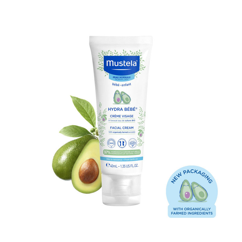 Mustela Hydra Bebe Facial Cream with avocado 40ML - Medaid International