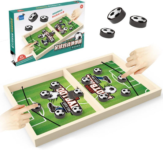 Interactive Fast Sling Puck Game for Kids | Soccer & Basketball Table Board Toy | Parent-Child Educational Battle Game - Medaid International