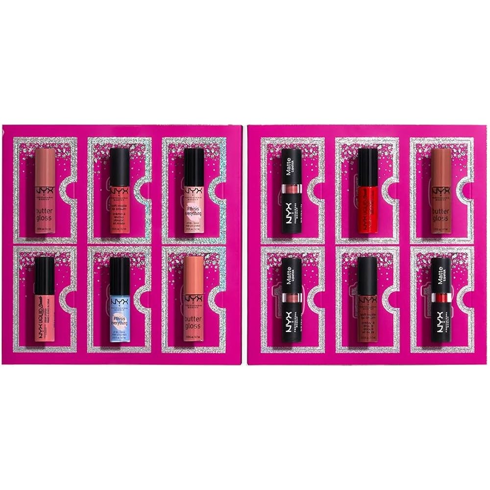 NYX PROFESSIONAL MAKEUP Diamonds & Ice please 12 DAY LIPSTICKS - Medaid International