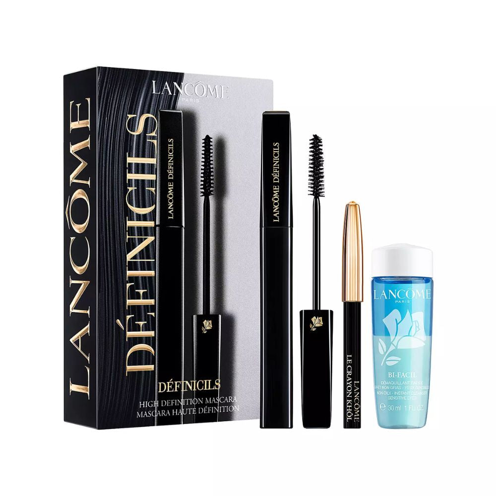 LANCOME Definicils Mascara set with le crayon khol & Bi-facial - Medaid International