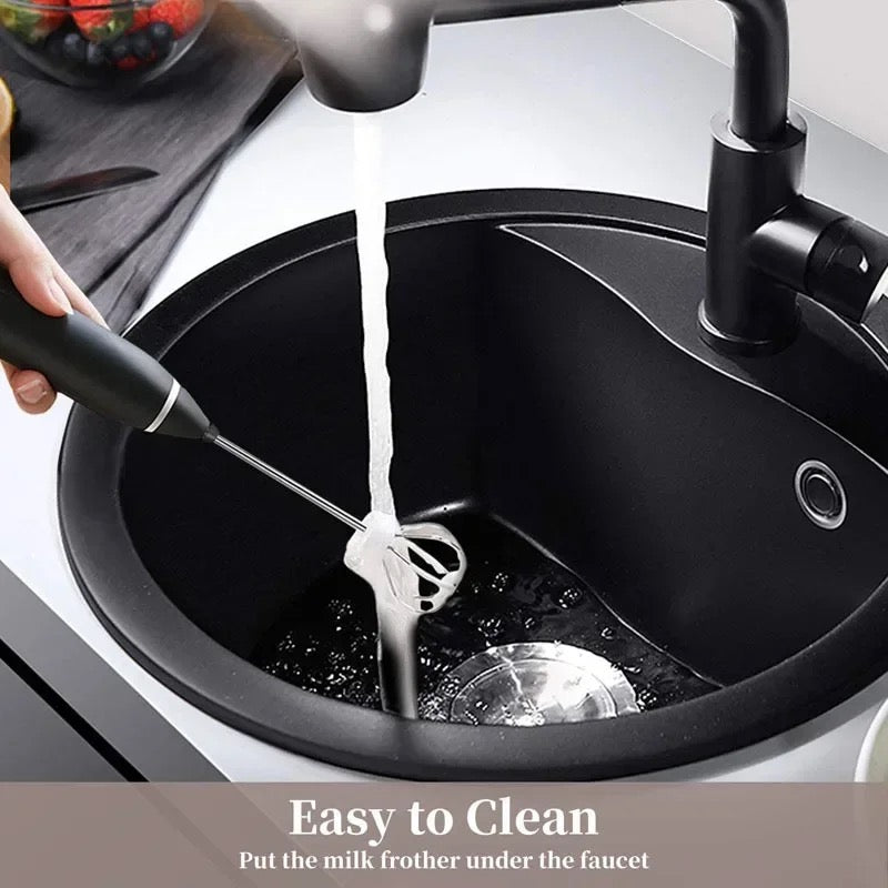 Portable Electric Milk Frothers Rechargeable for Coffee Mixer Cream mixer - Medaid International