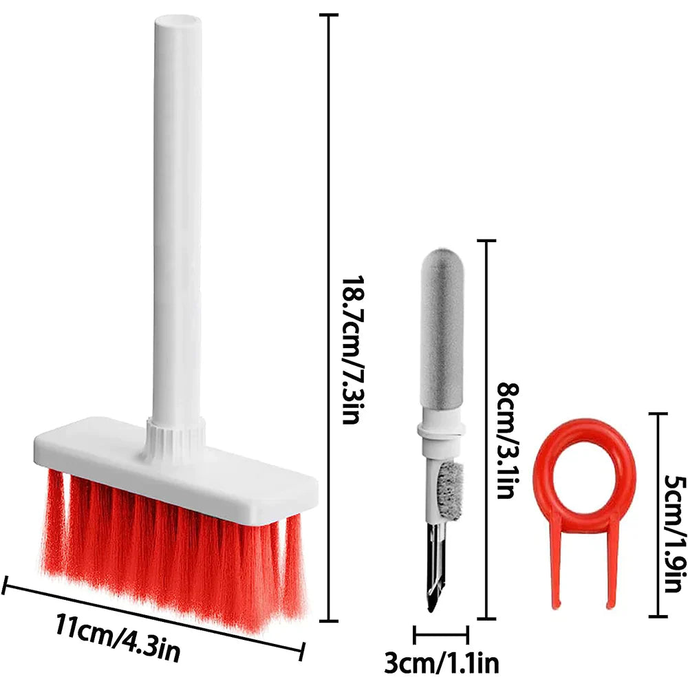 Earphone & Keyboard Cleaner Brush 5 In 1 - Medaid International