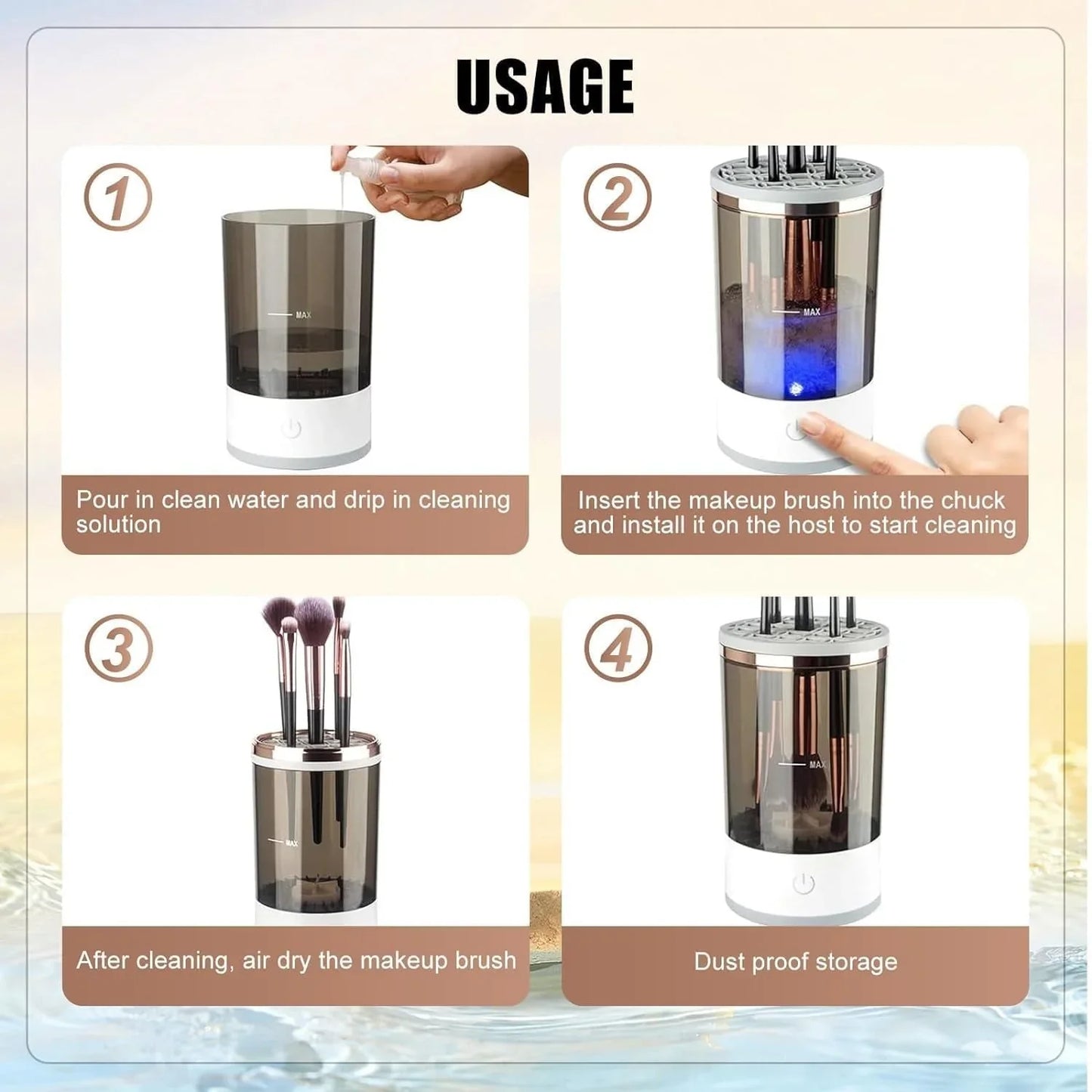 Electric Make up Brush Cleaner - Medaid International