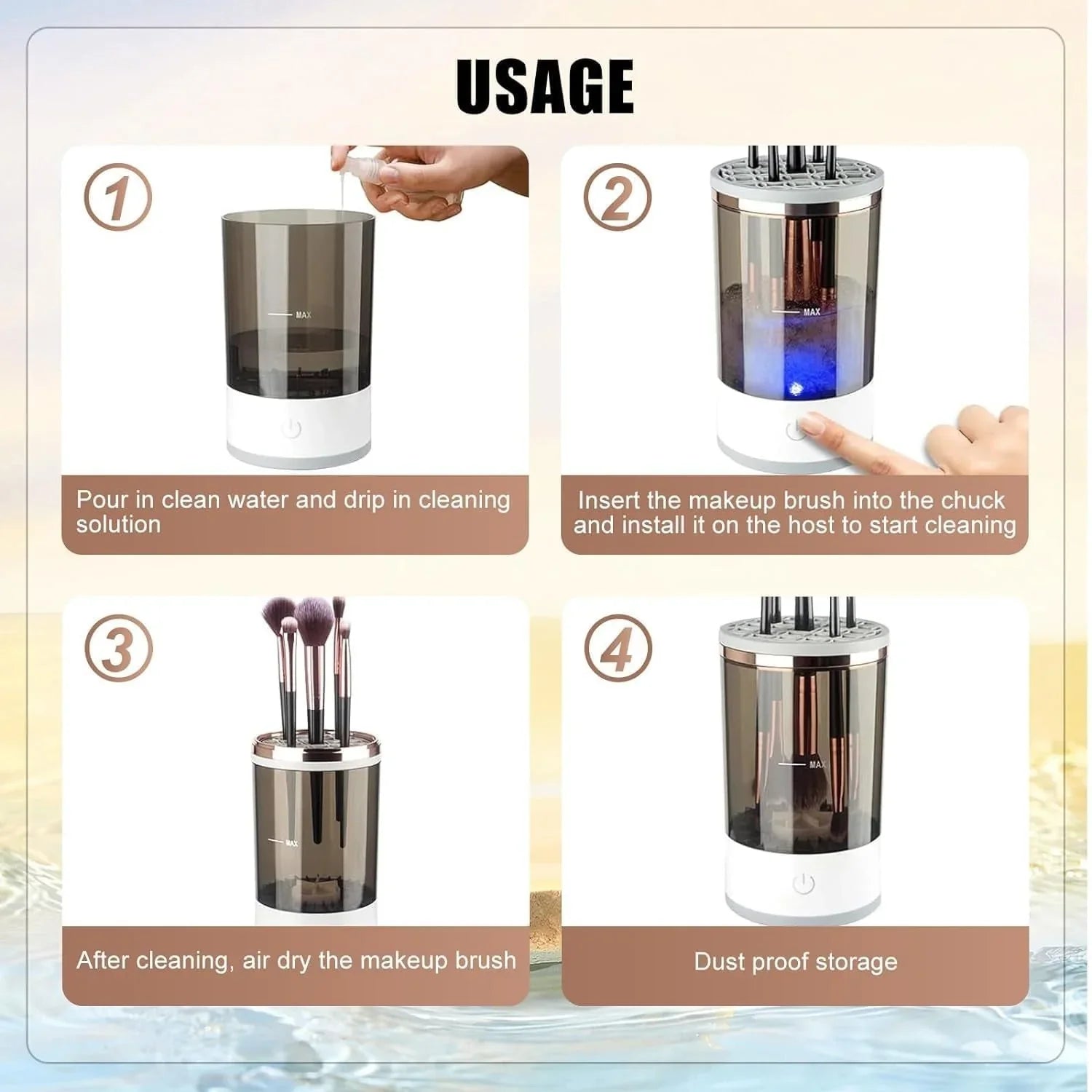 Electric Make up Brush Cleaner - Medaid International