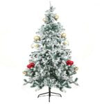 210 CM, Artificial Christmas Snow-Covered Tree - Medaid International