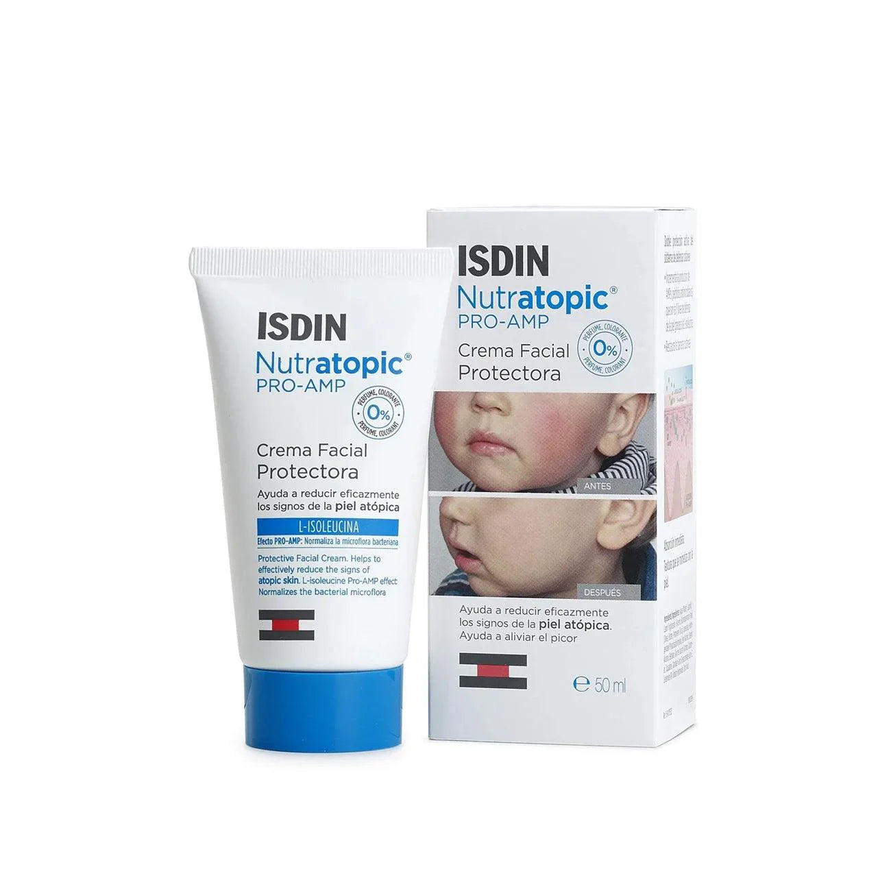 ISDIN Nutratopic Pro-AMP Facial Cream - Atopic Skin - Medaid International