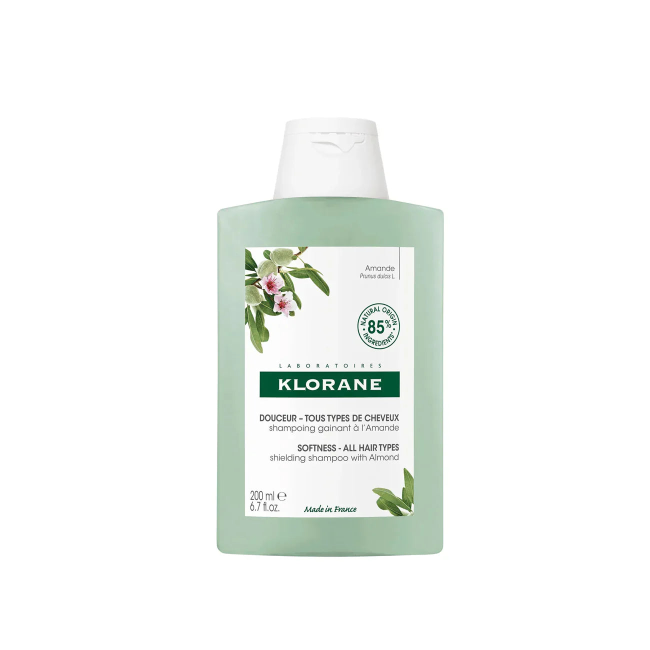 KLORANE Softness & Hold Shampoo with Almond Milk - All Hair Types - Medaid International