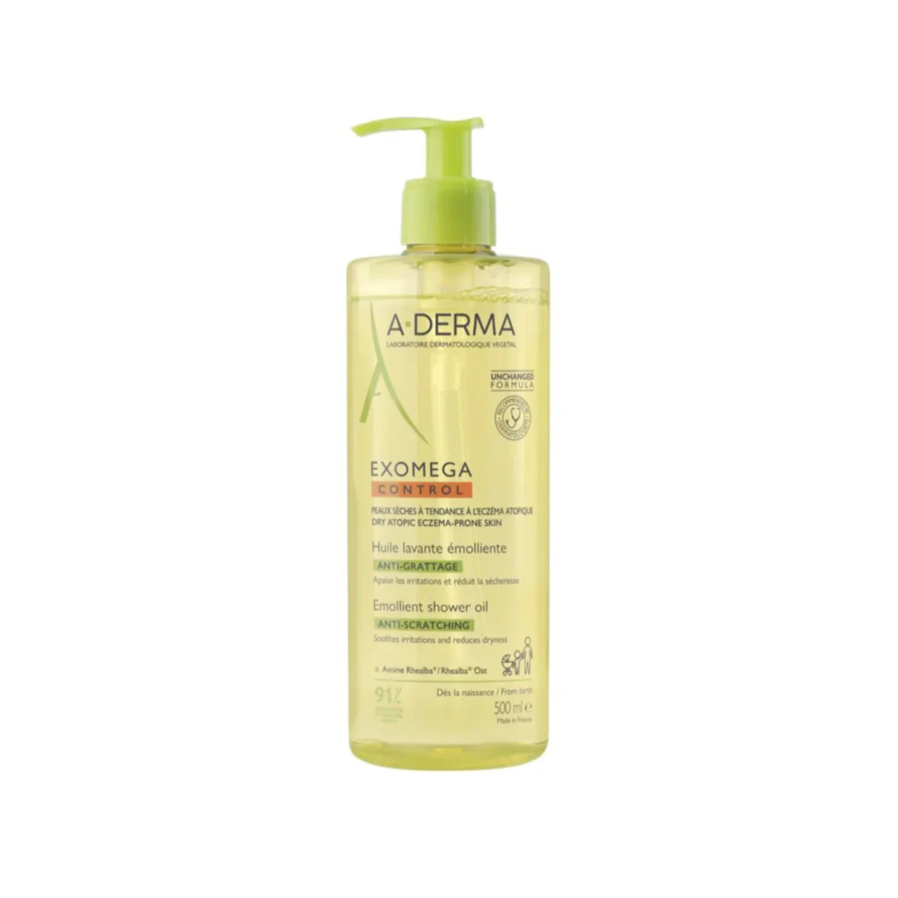 ADERMA Exomega Control Emollient Shower Oil - Anti-Scratching - Medaid International