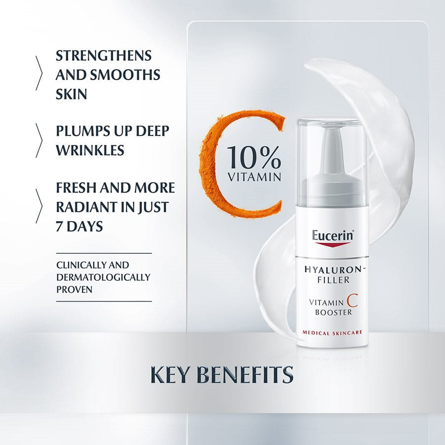 Eucerin Hyaluron-Filler 10% Pure Vitamin C Booster - Medaid - Lebanon