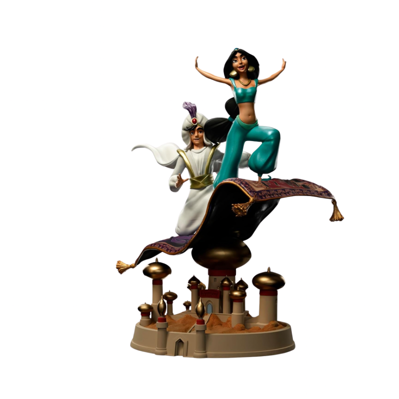 Iron Studios Aladdin And Jasmine - Disney 100Th - Art Scale 1/10 - by Iron Studios - Medaid International