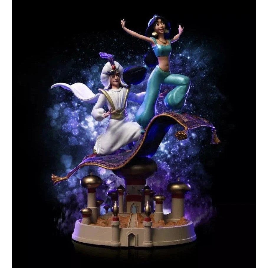 Iron Studios Aladdin And Jasmine - Disney 100Th - Art Scale 1/10 - by Iron Studios - Medaid International