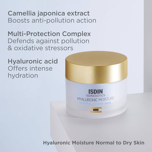 ISDIN Hyaluron Moisture Normal to Dry Skin - 50 g - Medaid International