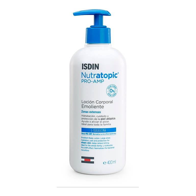 ISDIN Nutratopic Pro-Amp Body Lotion Emollient - 400 ml - Medaid
