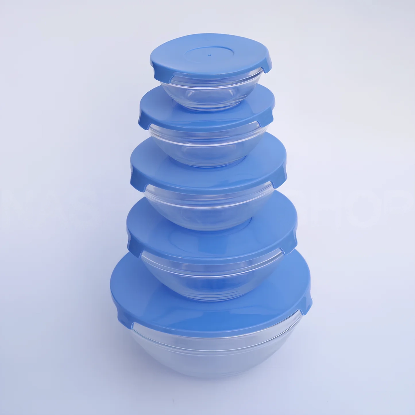 5 Pcs Glass Bowl Set | طقم أوعية زجاجية 5 قطع - Medaid International