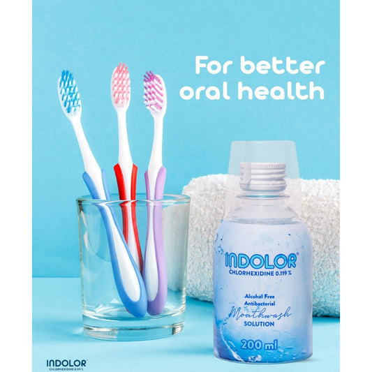 Indolor Mouthwash - 200 ml - Medaid