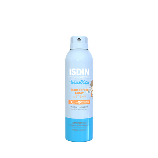 Isdin Fotoprotector Transparent Spray Wet Skin Pediatrics SPF 50 - Medaid