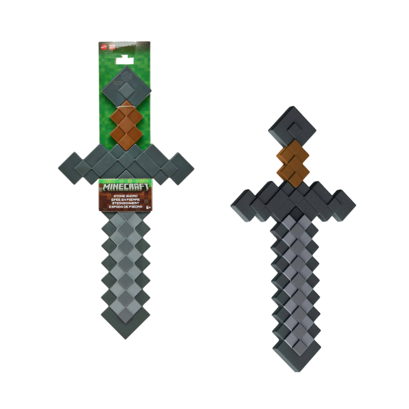 Minecraft Minecraft Basic Roleplay Stone Sword Toys by Mattel - Medaid International