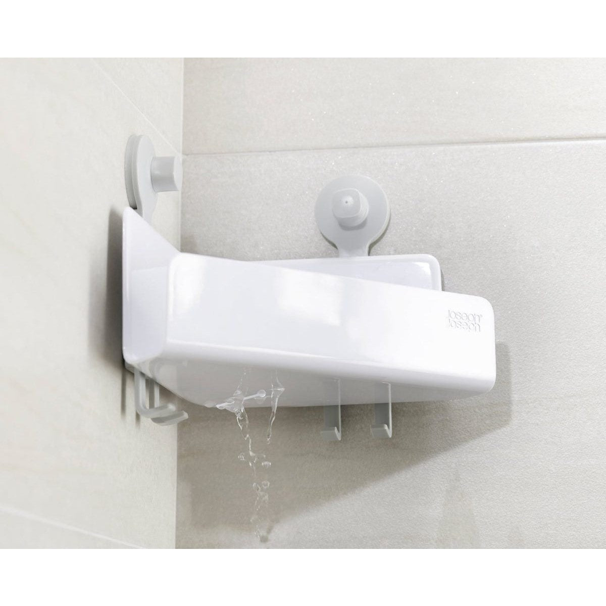 Joseph Joseph EasyStore Corner Shower Shelf with Removable Mirror - Medaid International
