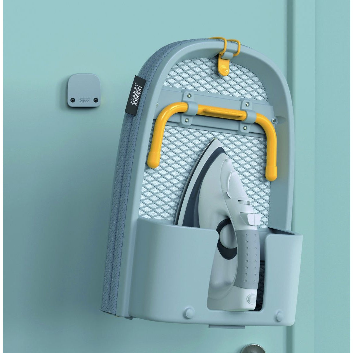 Joseph Joseph Pocket Plus Folding Ironing Board with Advanced Cover Grey Yellow - Medaid International