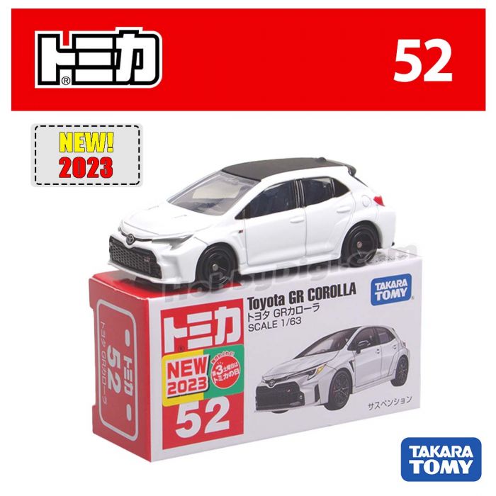 No.52 Toyota GR Corolla Diecast Model Car Takara Tomy Tomica - Medaid International