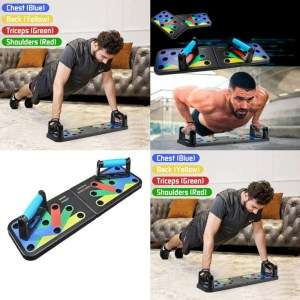 12 in 1 Push Up Board System Foldable Workout Portable Trainer for Home Fitnes - Medaid International