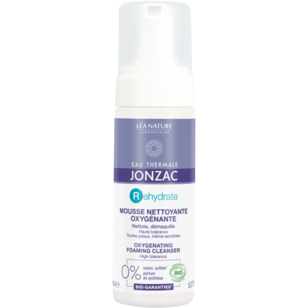 Jonzac Rehydrate Oxygenating Foaming Cleanser - 150 ml - Medaid International