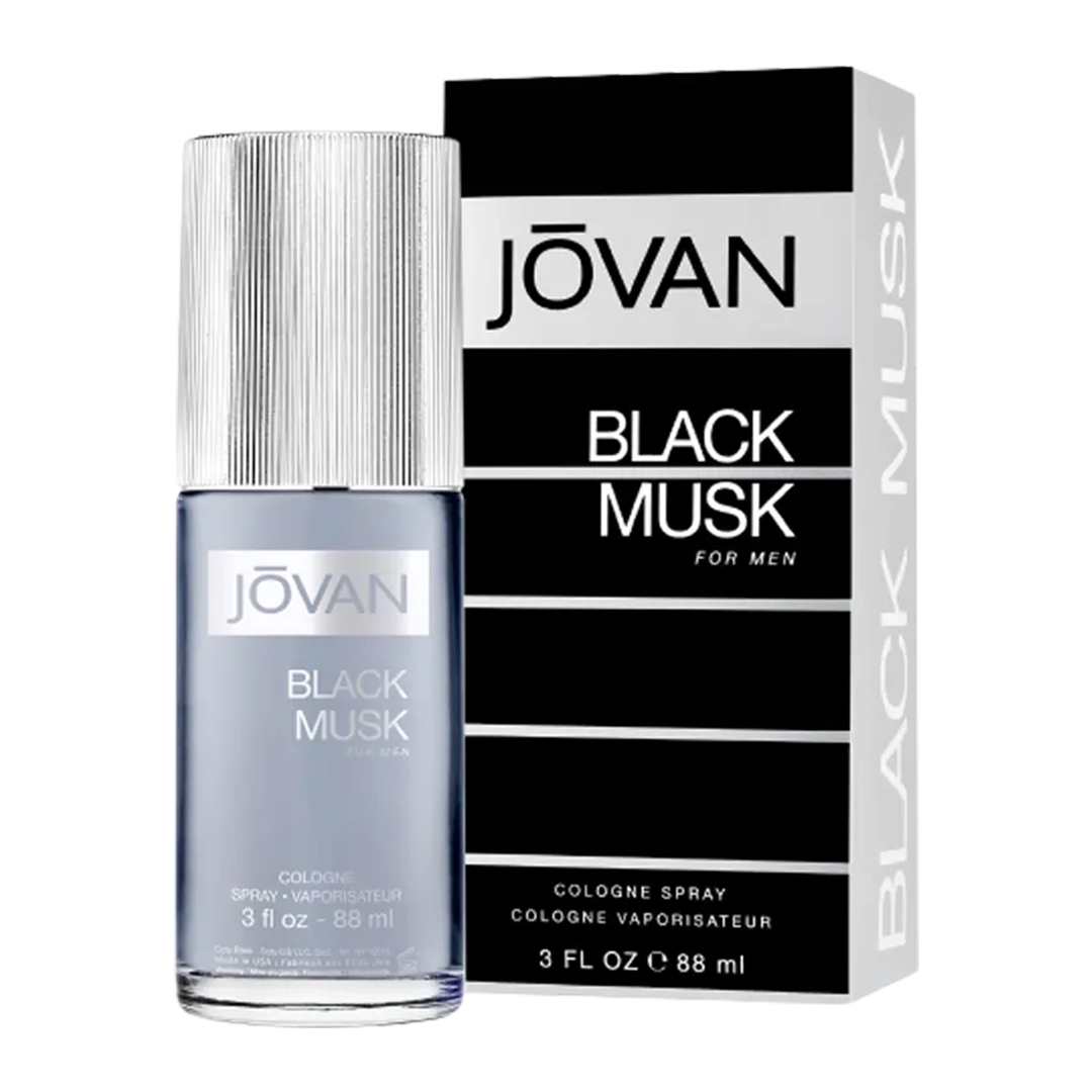 Jovan Black Musk Eau De Cologne Pour Homme - 88ml - Medaid