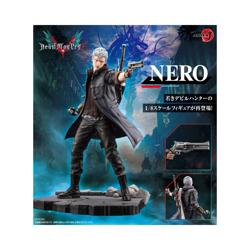 Devil May Cry 5 Nero Artfx J Figure By Kotobukiya - Medaid International