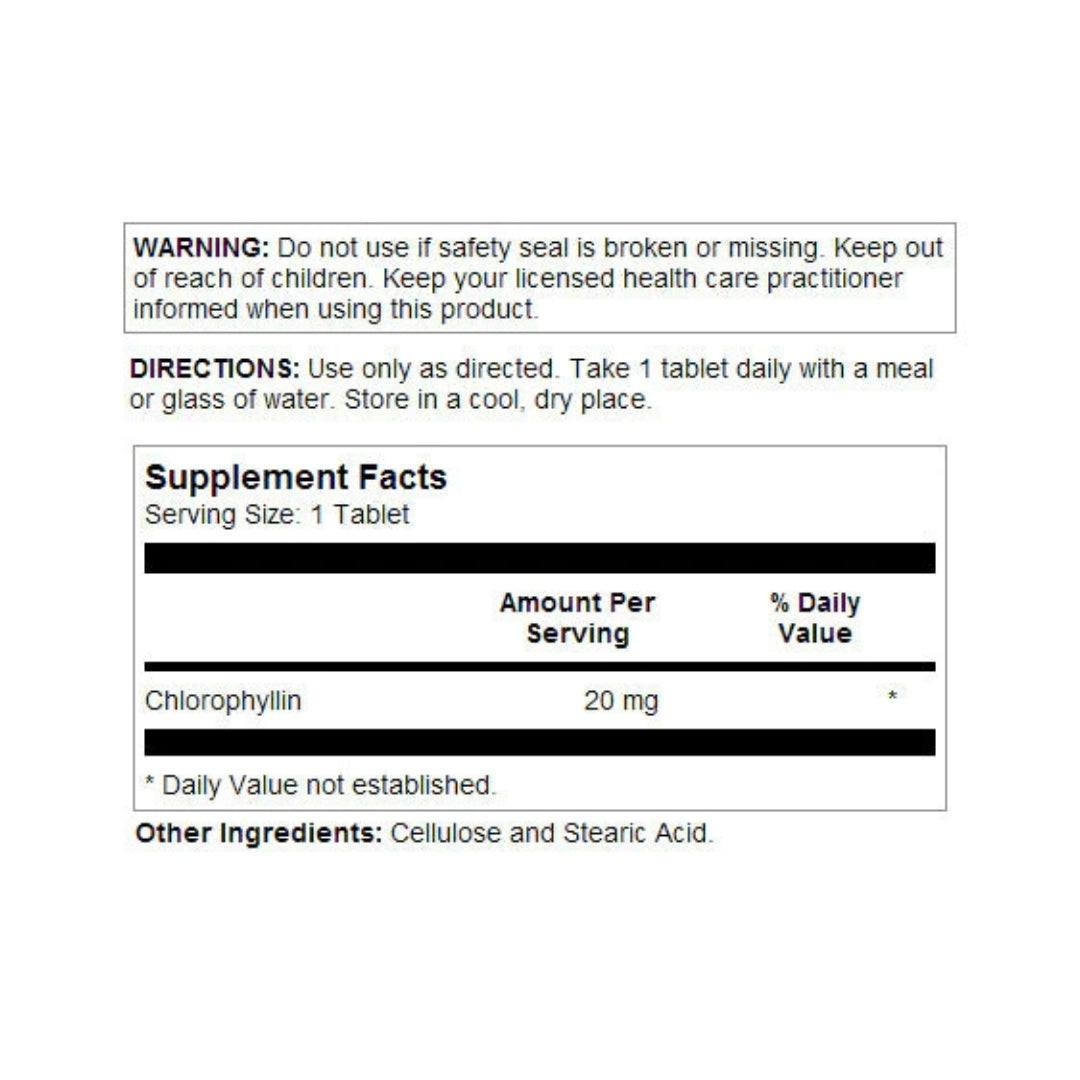 Chlorophyll 20mg - Medaid International