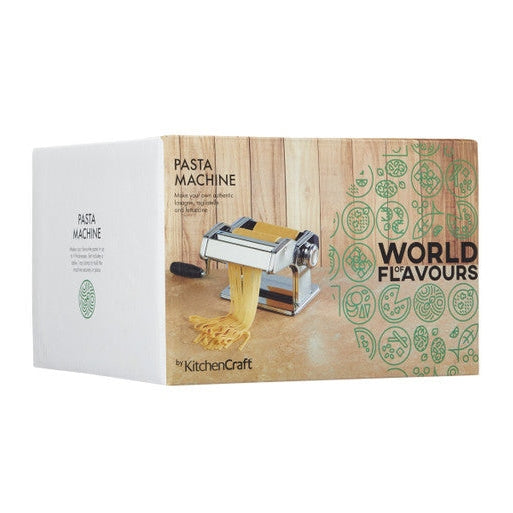 World of Flavours Italian Deluxe Double Cutter Pasta Machine - Medaid International