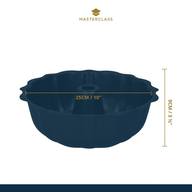 MasterClass Non-Stick Fluted Ring Cake Pan, 27cm - Medaid International