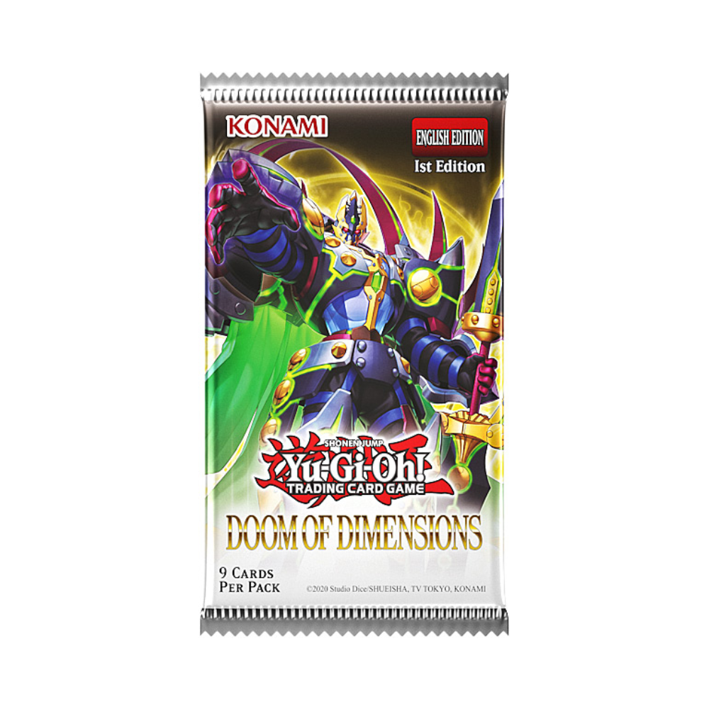 Yu-Gi-Oh TCG : Doom Of Dimensions Booster Pack - Medaid International