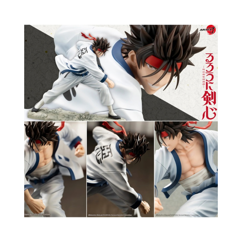 Rurouni Kenshin: Meiji Swordsman Romantic Story ArtFX J Sanosuke Sagara 1/8 Scale Figure By Kotobukiya - Medaid International