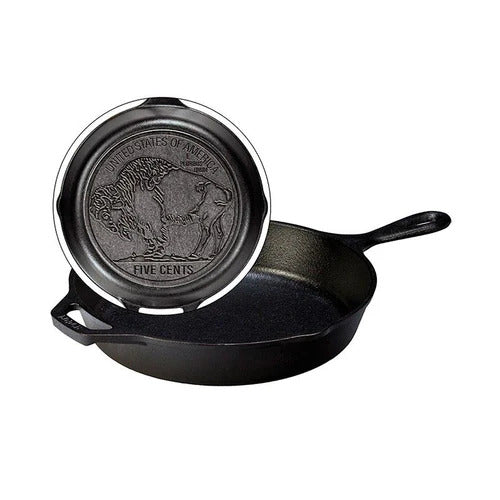 Wildlife Series 26cm Buffalo Nickel Skillet - Medaid International